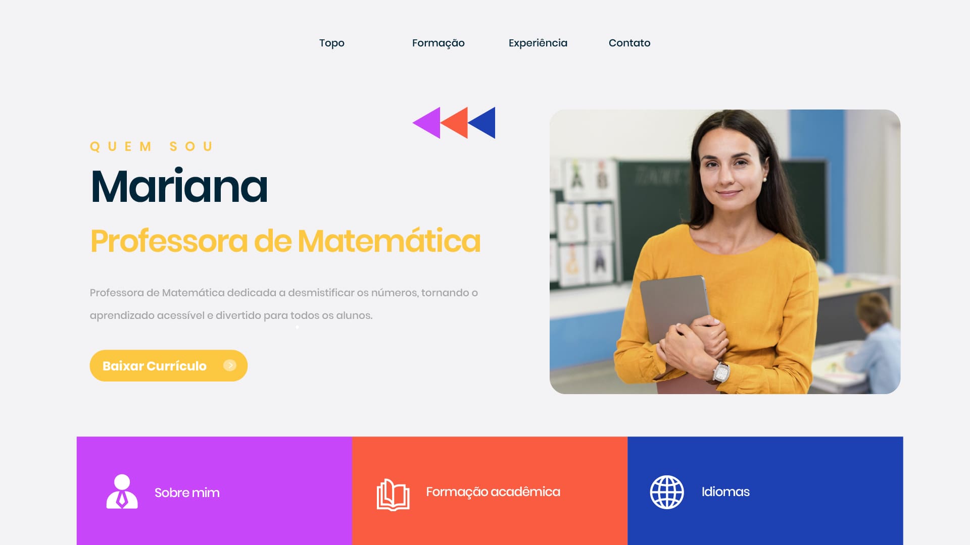 Professora de Matemática